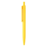 AMIGA CLIP, plastic ball pen, yellow