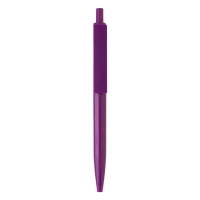 AMIGA CLIP, plastic ball pen, purple