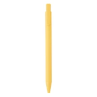 INDIGO, plastic ball pen, yellow