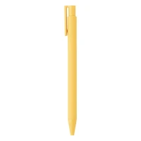 INDIGO, plastic ball pen, yellow