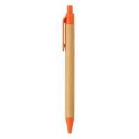 VITA BAMBOO, Biologisch abbaubarer Kugelschreiber aus Holz, Orange