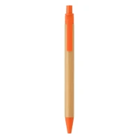 VITA BAMBOO, Biologisch abbaubarer Kugelschreiber aus Holz, Orange