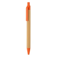 VITA BAMBOO, Biologisch abbaubarer Kugelschreiber aus Holz, Orange
