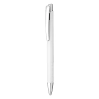 BART, plastic ball pen, white
