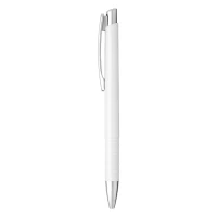BART, plastic ball pen, white