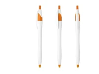 521, plastic ball pen, orange