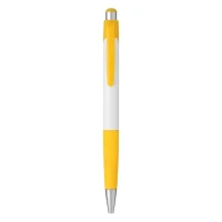 505, plastic ball pen, yellow