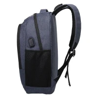 LEO, business backpack, blue