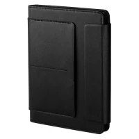 ALCANTARA, Portfolio mit A5 Notizbuch, Schwarz