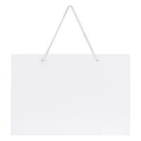 DINA HO, paper bag,  matt laminated, 190 g/m2, white
