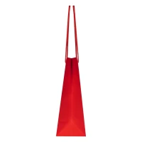 DINA HO, paper bag,  matt laminated, 190 g/m2, red
