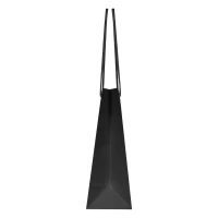DINA HO, paper bag,  matt laminated, 190 g/m2, black