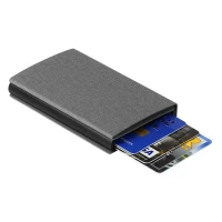VALETA, Kartenetui mit RFID-Schutz, Grau