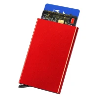 ARMOR, Kartenhalter mit RFID-Leseschutz, Rot