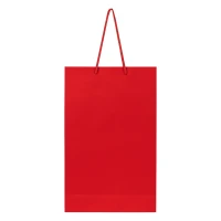 DINA, Papiertasche, matt laminiert, 190 g/m2, Rot