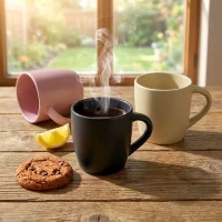 LUNA MINI, Keramiktasse, 220 ml, Schwarz