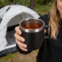KAVA, Thermobecher, 180 ml, Schwarz