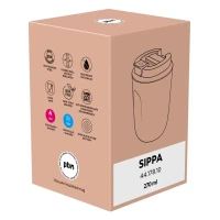 SIPPA, Thermobecher, 270 ml, Schwarz