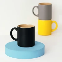 FARO, stoneware mug, 280 ml, black