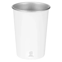 RADLER, Metallbecher, 350 ml, Weiss