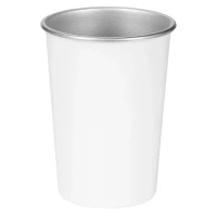 RADLER, Metallbecher, 350 ml, Weiss