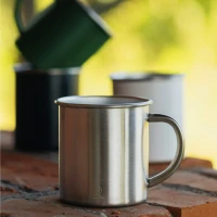 ZEPPELIN, Metalltasse, 400 ml, Silber