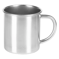 ZEPPELIN, Metalltasse, 400 ml, Silber