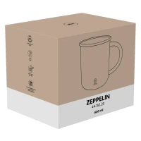ZEPPELIN, metalna šolja, 400 ml, plava