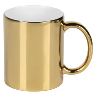 MIDA, stoneware sublimation mug, 325 ml, gold