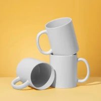 LASSI MATT, stoneware sublimation mug, 325 ml, white
