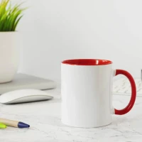MIA, stoneware sublimation mug, 325 ml, red