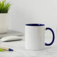 MIA, stoneware sublimation mug, 325 ml, blue