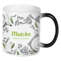 MAGIC MUG, stoneware sublimation mug, 325 ml, black