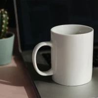 TEO, fine stoneware mug, 325 ml, white