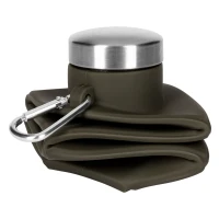 ADLER, foldable water bottle, 700 ml, olive