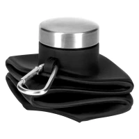 ADLER, foldable water bottle, 700 ml, black