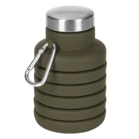 MONTANA, foldable water bottle, 500 ml, olive