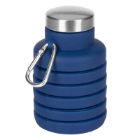 MONTANA, foldable water bottle, 500 ml, blue