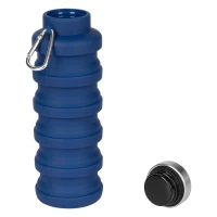 MONTANA, foldable water bottle, 500 ml, blue