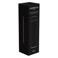 ELEMENT 2.0, Thermosflasche, 500 ml, Schwarz