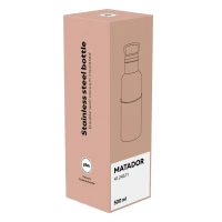 MATADOR, Thermosflasche mit Silikonhülle, 500 ml, Dunkelgrau