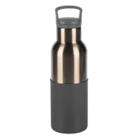 MATADOR, Thermosflasche mit Silikonhülle, 500 ml, Dunkelgrau