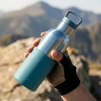 MATADOR, Thermosflasche mit Silikonhülle, 500 ml, Dunkelgrau