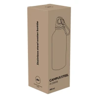 CAMPUS STEEL, Trinkflasche, 400 ml, Weiss