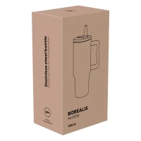 BOREALIS, Thermosflasche, 1200 ml, Schwarz