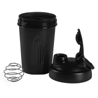 BOOSTER, Trinkflasche Shaker, 500 ml, Schwarz