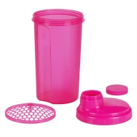 POWER, Trinkflasche Shaker, 700 ml, Rosa
