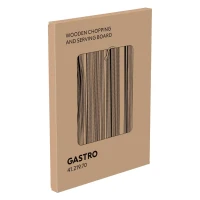 GASTRO, Schneide- und Servierbrett aus Holz, Braun