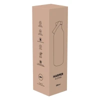 HARPER, boca za vodu, 500 ml, srebrna