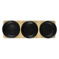 PESTO, Set mit keramischen Gefässen, 4/1, Schwarz